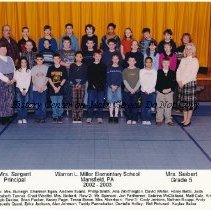 Fifth Grade Classes 2002-2003